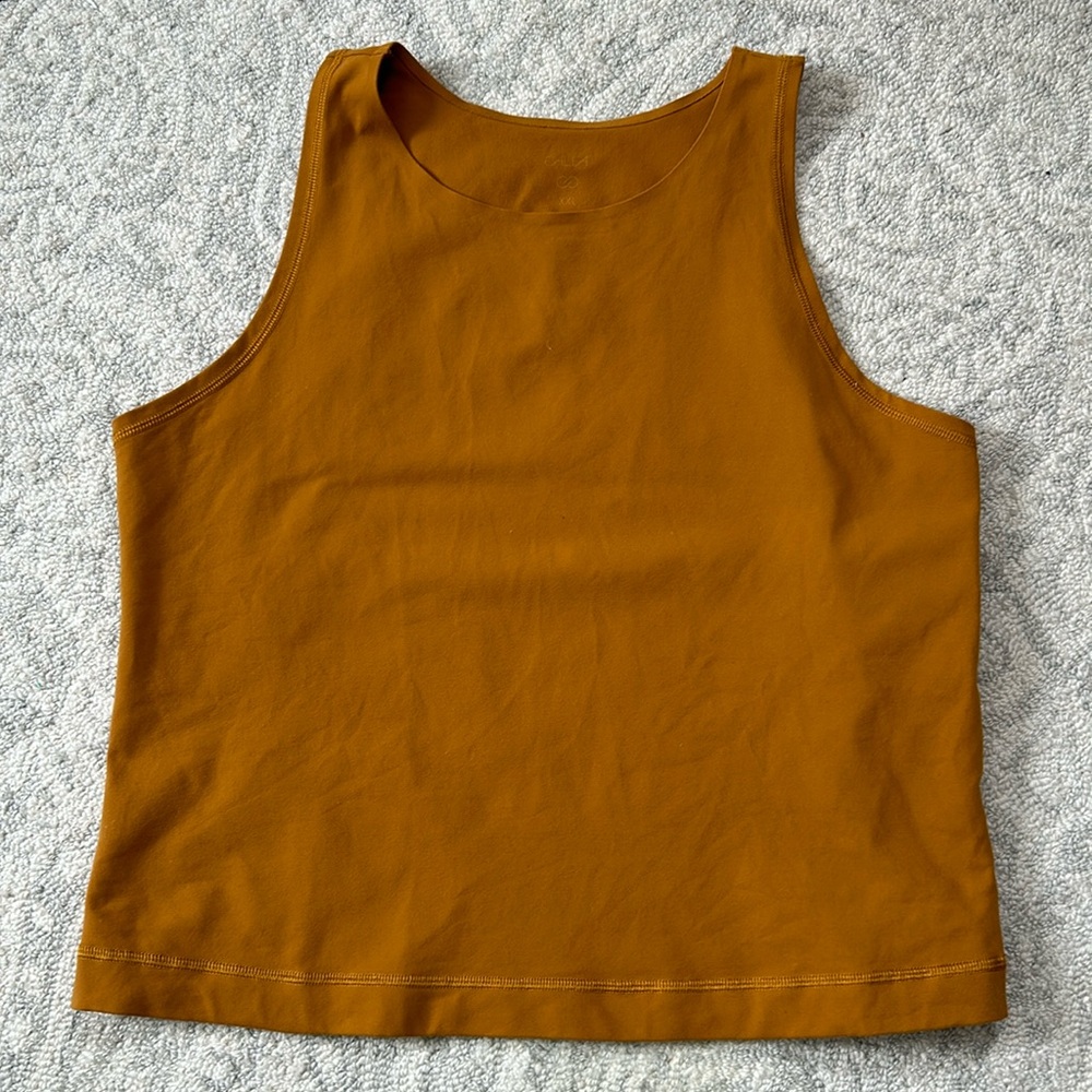 CALIA by Carrie Underwood Mustard Tank Top